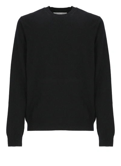 Shop Comme Des Garçons Wool Shirt In Black