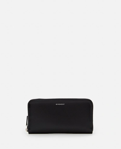 Shop Givenchy Long Zipped Wallet In Black
