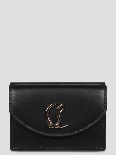 Shop Christian Louboutin Loubi54 Wallet In Black