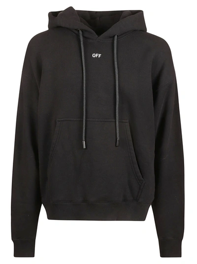 Shop Off-white Off-stamp Skate Hoodie In Black/white