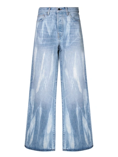 Shop Amiri Bleach Out Blue Jeans