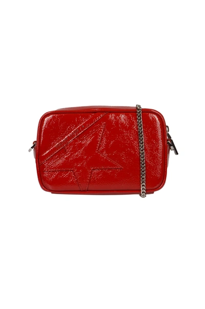 Shop Golden Goose Mini Star Shoulder Bag In Ruby Red