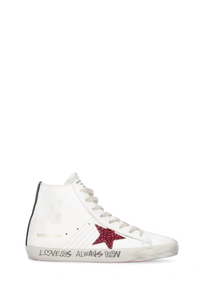 Shop Golden Goose Francy Classic Sneakers In White