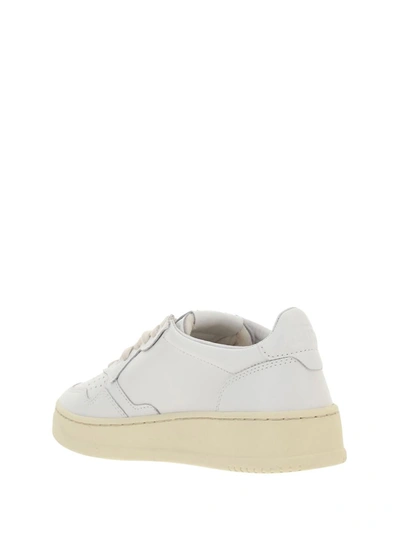 Shop Autry Sneakers In Wht/wht