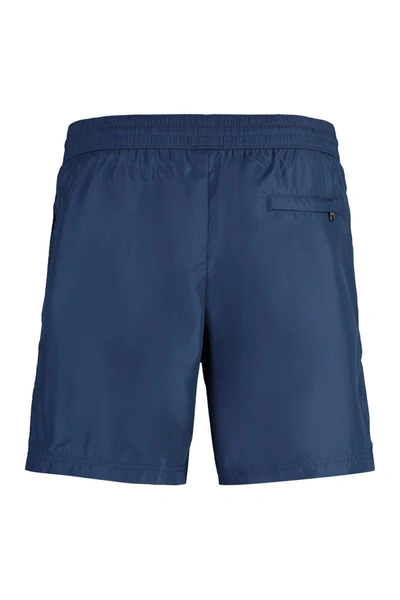 Shop Dolce & Gabbana Nylon Swim Shorts In Blue