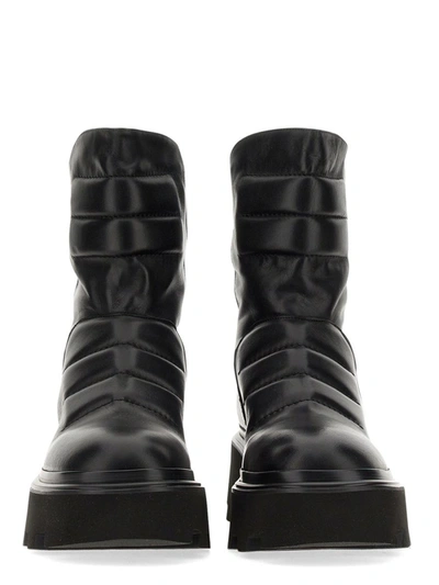 Elena Iachi Leather Boot In Black