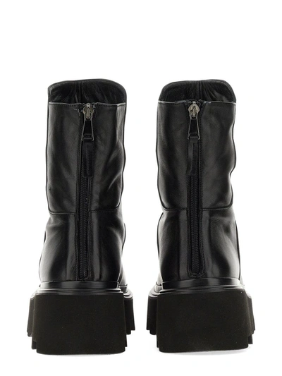 Shop Elena Iachi Leather Boot In Black