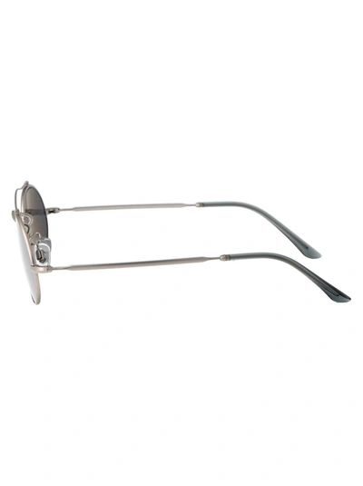 Shop Giorgio Armani Sunglasses In 304502 Matte Silver