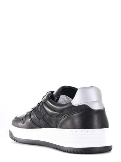 Shop Hogan "h630" Sneakers In Black