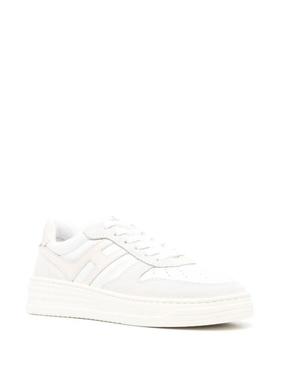 Shop Hogan 'h630' Sneakers In White