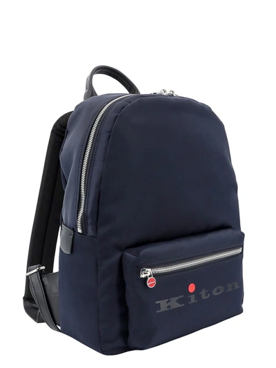 Shop Kiton Backpack In Blue