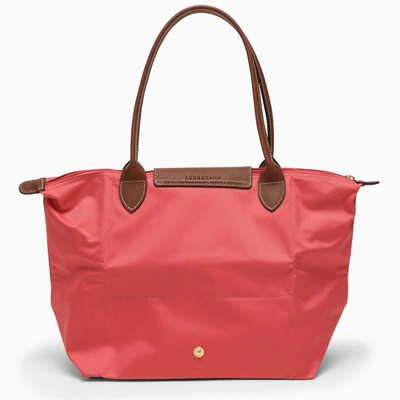 Shop Longchamp Coral Le Pliage Original S Bag In Pink