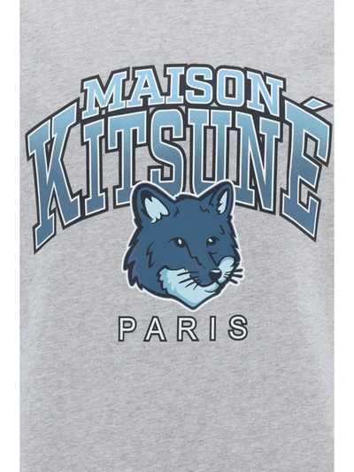 Shop Maison Kitsuné Sweatshirts In Light Grey Melange