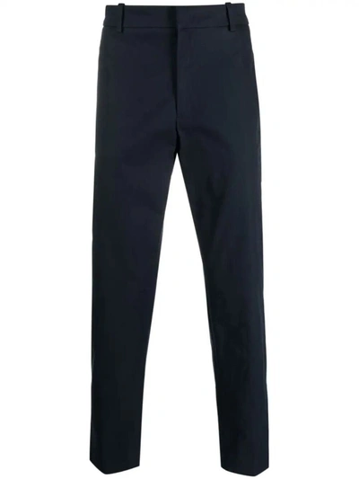Shop Moncler Slim Pants Clothing In Blue