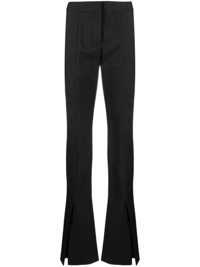 Shop Off-white Flared Trousers In Black