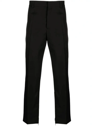 Shop Off-white Tailored Trousers In Black