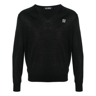 Shop Raf Simons Sweaters In Black