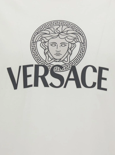 Shop Versace T-shirt Nautical In White