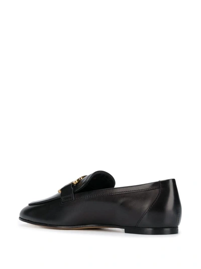 Shop Tod's Kate Leather Loafers In Black