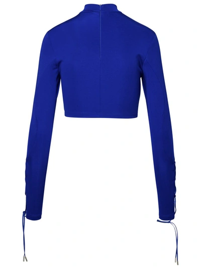 Shop Off-white Blue Polypropylene Sweater