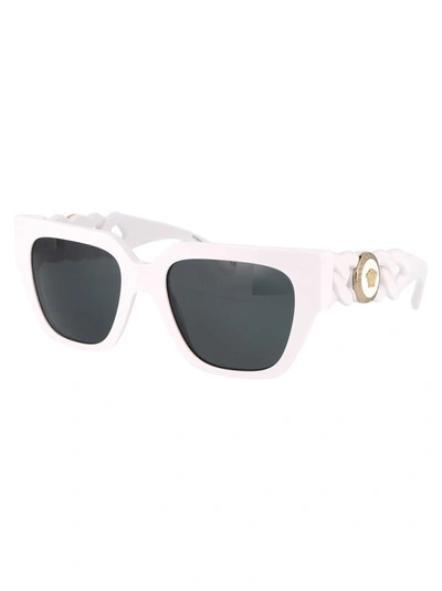 Shop Versace Sunglasses In 314/87 White