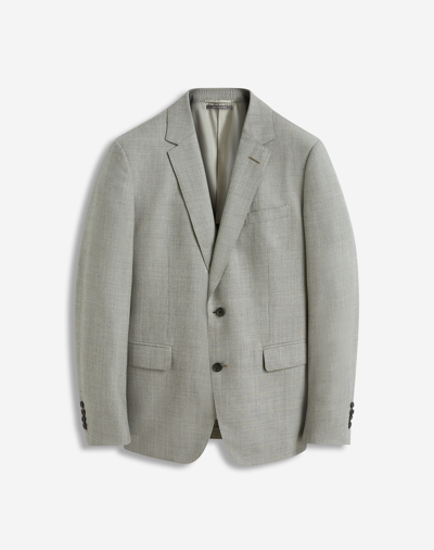 Shop Dunhill Wool Cashmere Micro Check Mayfair Jacket In Grey