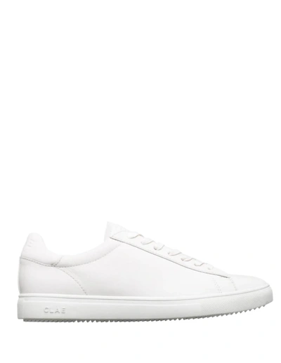 Shop Clae Men's Bradley Essentials Sneakers - In White