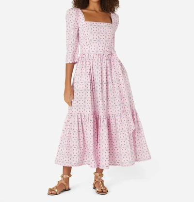 Shop Hester Bly Pego Scallop Dress In Pink