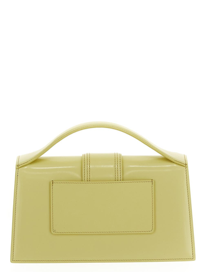Shop Jacquemus Le Grand Bambino Handbag In Yellow
