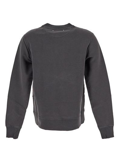 Shop Golden Goose Cotton Sweatshirt In Grey