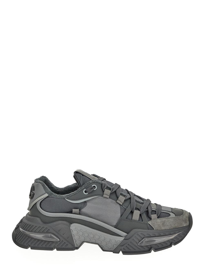 Shop Dolce & Gabbana Low Sneakers In Grey