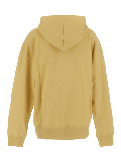 Shop Isabel Marant Étoile Cotton Sweatshirt In Yellow