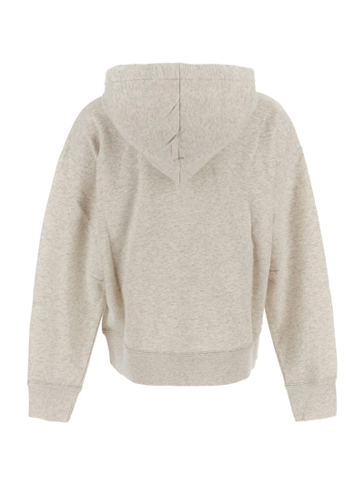 Shop Isabel Marant Sylla Cotton Sweatshirt In Ivory