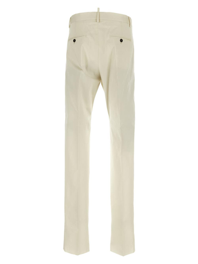 Shop Dsquared2 Classic Suit In Ivory
