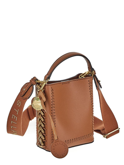 Shop Stella Mccartney Bucket Bag In Brown