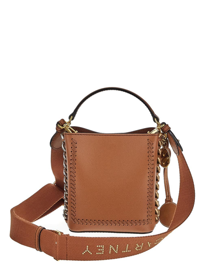 Shop Stella Mccartney Bucket Bag In Brown
