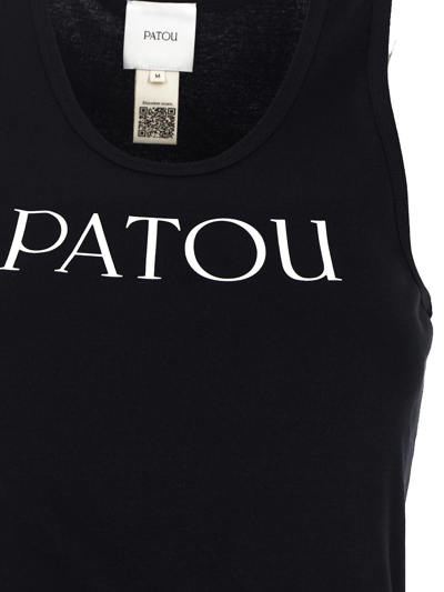 Shop Patou Iconic Tank Top In Black