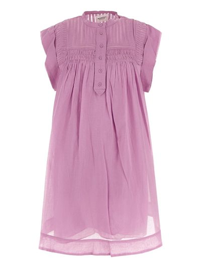 Shop Isabel Marant Étoile Cotton Dress In Pink