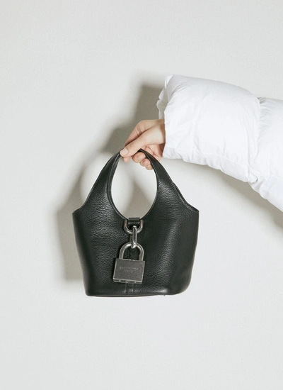 Shop Balenciaga Women Locker Small Hobo Bag In Black