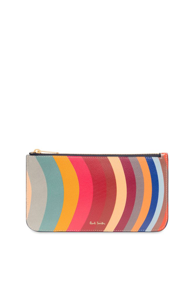 Shop Paul Smith Leather Wallet In Multi