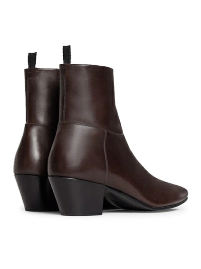 Shop Celine Men  Jacno Zipped Boot In Calfskin In Black
