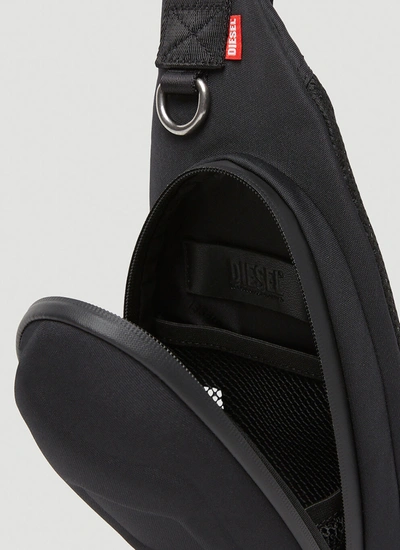 Shop Diesel Men 1dr-pod Crossbody Bag In Black
