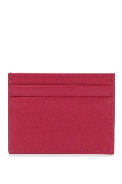 Shop Dolce & Gabbana Dauphine Leather Card Holder Women In Multicolor