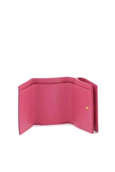 Shop Dolce & Gabbana Dg Logo French Flap Wallet Women In Pink