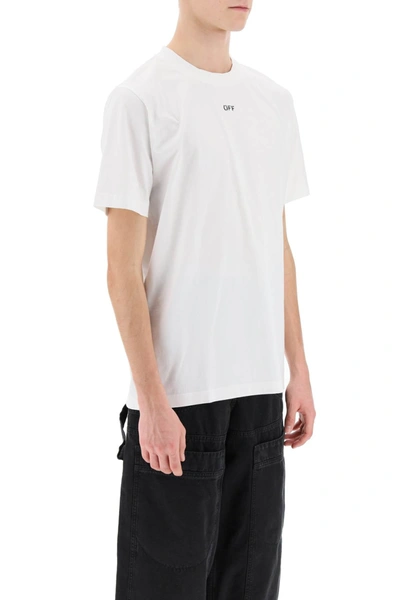 Shop Off-white Crew-neck T-shirt With Off Print Men