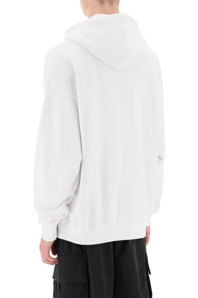 Shop Off-white Skate Hoodie With Off Logo Men