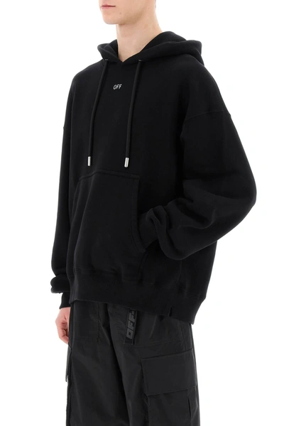 Shop Off-white Skate Hoodie With Off Logo Men In Black