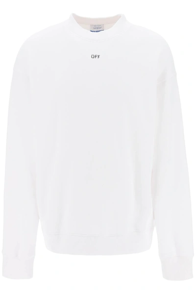 Shop Off-white Skate Sweatshirt With Off Logo Men