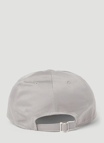 Shop Thom Browne Men Logo Patch Baseball Cap In Gray