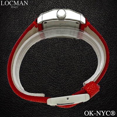Pre-owned Locman Ladies'  Glamour Otto Diamond Ref 232 Watch W/r 3 Atm 37mm Quartz Mop